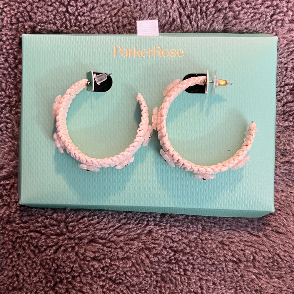 Parker Rose earrings floral